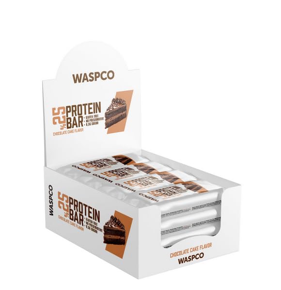 (12 Count) Protein Bars CHOCOLATE CAKE Gluten Free with 9g Protein and 0.5g Sugar36 G
