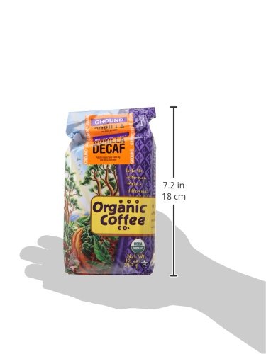The Organic Coffee Company Ground Coffee Decaf Gorilla 12 Ounce