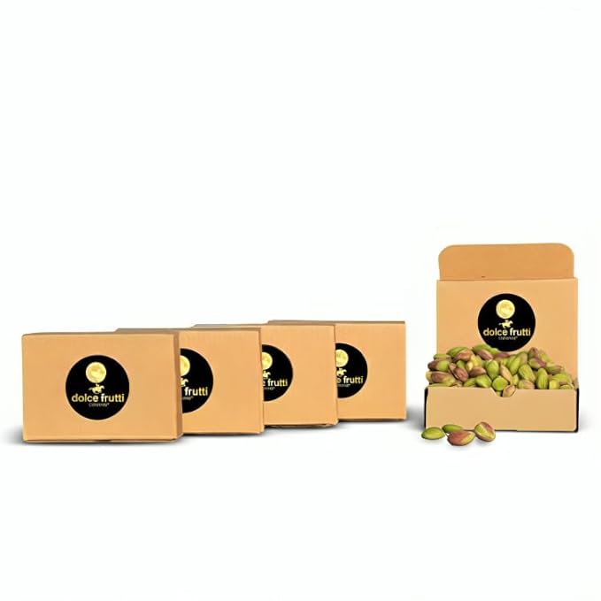 Dolce Frutti Raw Shelled Pistachios- 4 Lbs Organic No Shells Unsalted Kernels Non-GMO Crunchy Pistachio Nuts Healthy Snacks Perfect for Baking &amp Cooking