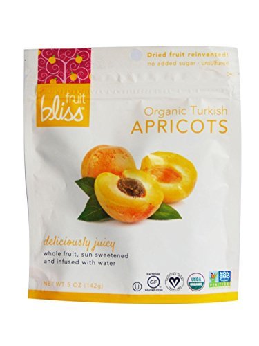Fruit Bliss Organic Turkish Apricots 5 Ounce by Fruit Bliss
