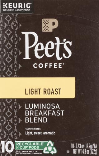 Peet's Coffee K-Cup Pack Colombia Luminosa 10ct