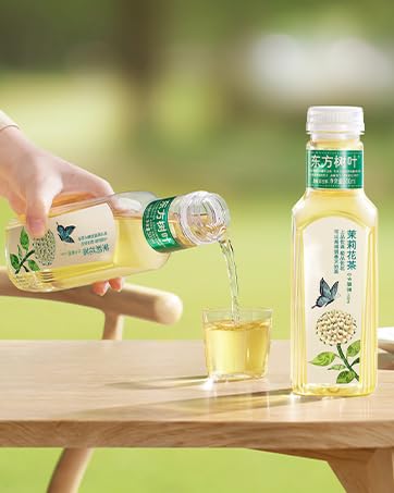 ORIENTAL LEAF Unsweetened Iced Tea – Bottled Jasmine Green Tea 16.9 FL oz bottles (Pack of 15) Sugar Free 0 Calories