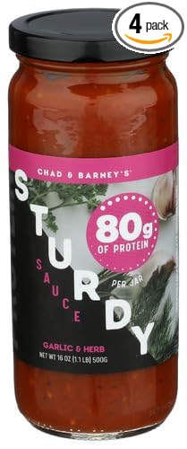 Sturdy Sauce Garlic Herb Sauce 16 oz (Pack of 4)