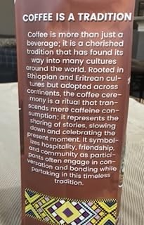 ETHIOPIAN YIRGACHEFFE Whole Beans coffee medium roast single origin100% Arabica natural process specialty Ethiopian coffee 16oz (1 pound)