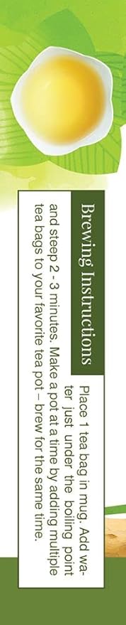 Davidson's Organics Lemon Ginseng Green 8-count Tea Bags Pack of 12