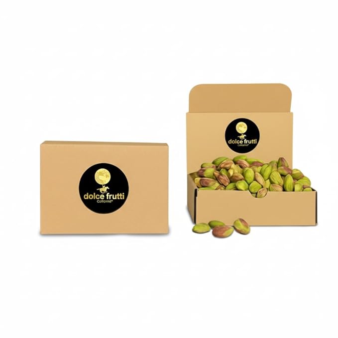 Dolce Frutti Raw Shelled Pistachios- 1 Lb Organic No Shells Unsalted Kernels Non-GMO Crunchy Pistachio Nuts Healthy Snacks Perfect for Baking &amp Cooking