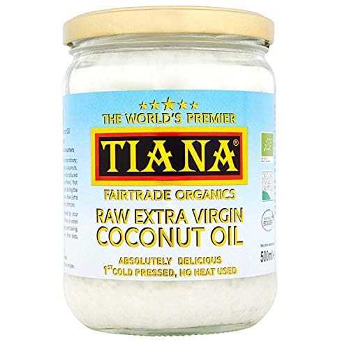 TIANA Fair Trade Organics Raw Extra Virgin Coconut Oil 500 ml