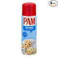 Pam Canola Oil Baking Spray with Flour (Pack of 6)