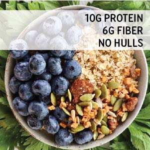 ZEGO Double Protein Raw Oats Organic Purity Protocol Gluten Free GIyphosate Free 14oz Bags Bundle of 2 Bags (28oz total)