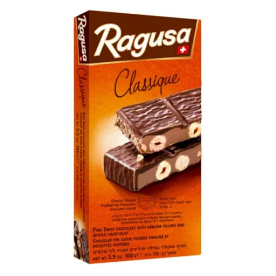 Ragusa Classique Swiss Milk Chocolate Bars - Kosher - 5-Pack