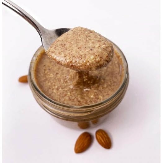 Wilderness Poets Roasted Almond Butter - Organic Smooth Creamy No Salt Unsweetened Nut Butter - Bulk Size (17 Pound - 2 Gallon)