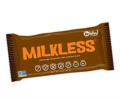 Vegan Gluten Free Nut Free | Milkless Chocolate Bars (16 Pack) | Dairy Free Soy Free Sesame Free | Allergy Friendly Snacks | No Whey Foods