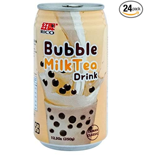 Taiwan Classic Bubble Milk Tea Drink 12.3 oz (Original 24 Count)