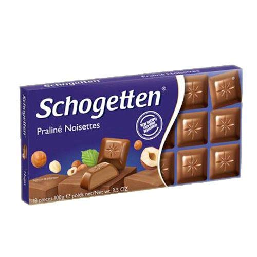 Schogetten Assortment of German Chocolates 6 Variety Pack 100gram Each