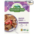 Cascadian Farm Raisin Bran Cereal 12 oz (Pack of 10)