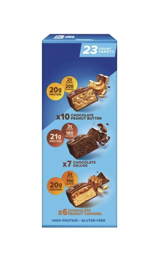 Pure Protein Bars Variety Pack 1.76 oz 23-count