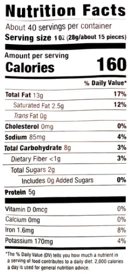 MORALZA Kirkland Signature Fancy Whole Cashews With Sea Salt 40 oz - 2.5LB Item 1390413 Bundle with MORALZA Silicone Collapsible Cup 200ml - 2 Items