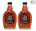Specially Selected 100% Pure Maple Syrup Grade A Amber Color Rich Taste 12.5fl oz 370ml (Two Bottles)