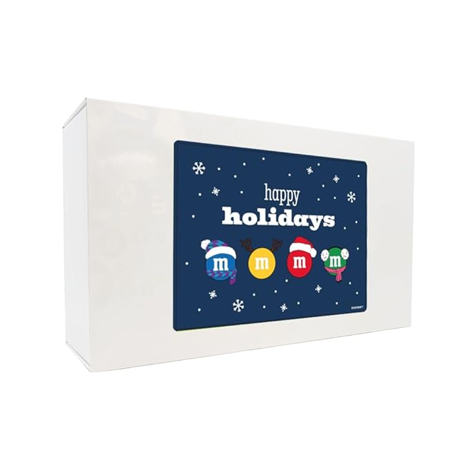 M&ampM’S Holiday Bundle Gift Box Unique Holiday Gift filled with Assorted M&ampM’S Candies