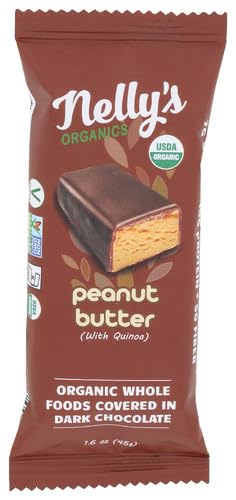 Nellys Organics Bar Quinoa Pb Org Nellys 1.6 OZ - 9 Pack