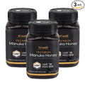 (Pack of 3) Hi Well Premium Manuka Honey Certified Monofloral UMF 15+ MGO 515+ 500g