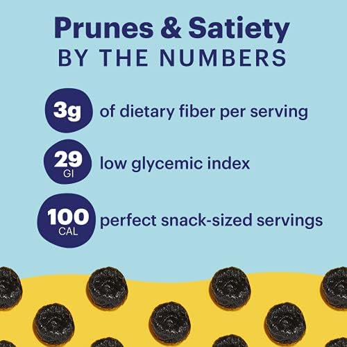 Sunsweet Amazin' Prunes Orange Essence - Prunes Pitted Unsweetened &amp Dried - Gluten Free Vegan Low Fat - Dietary Fiber &amp Natural Minerals - Dried Fruit - 6 oz pouch - 3 Pack