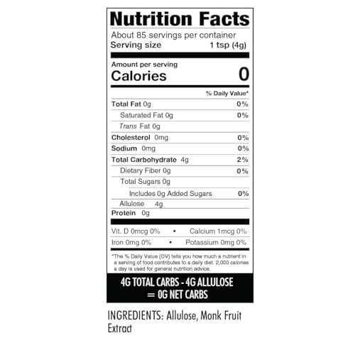 Wholesome Yum Besti Natural Sugar Substitute Multi Pack - Granulated Powdered Brown - Monk Fruit Sweetener Blend With Allulose (No Erythritol) - Keto Non GMO Zero Calorie Zero Carb (12 oz 3-Pack)