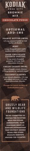 Kodiak Brownie Baking Mix Chocolate Fudge High Protein100% Whole Grains (Pack of 2)