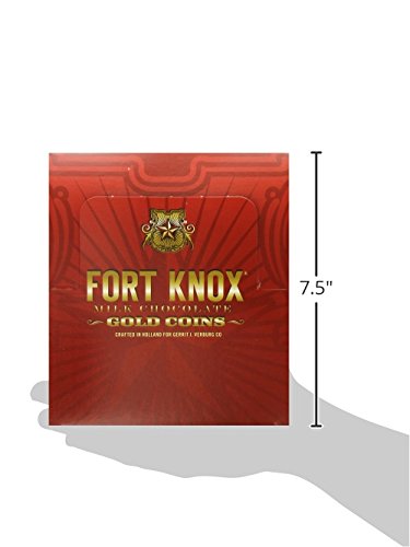 Fort Knox Foiled Milk Chocolate Gold Coins-2 Oz Mesh Bags (NON GMO) - 12 Ct. Case