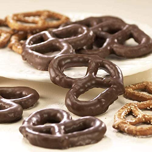 Asher's Chocolates Chocolate Covered Pretzels Gourmet Sweet and Salty Candy Small Batches of Kosher Chocolate Family Owned Since 1892 (18 count Milk Chocolate)