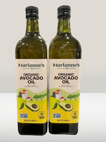 Marianne’s Harvest Organic Avocado Oil 1-Liter (Pack of 2)