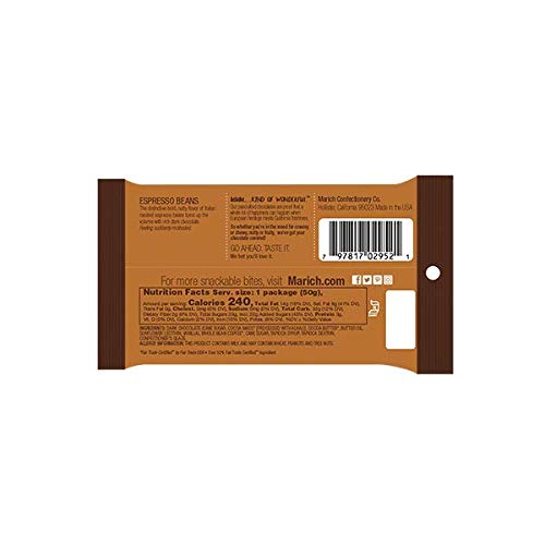 Marich Chocolate Espresso Beans 1.76-Ounce (Pack of 12)