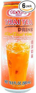 Tasco Thai Tea Drink 16.9 FL OZ (500ml) 6-pack