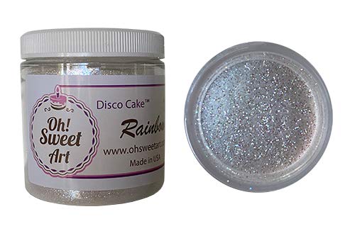 RAINBOW 4 OUNCES 4 OZ Disco Cake cakes cupcakes fondant decorating dust cake pops By Oh! Sweet Art …