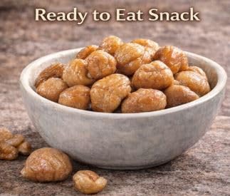 Kosher Roasted &amp Peeled Chestnuts from Israel – 3 Pack (100g Each) Ready to Eat Chestnuts Snack – Product of Israel