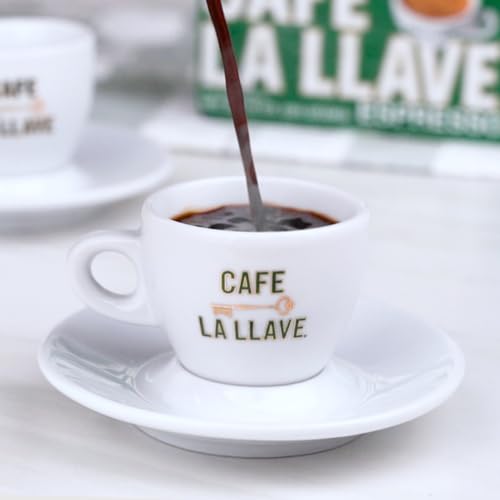 Cafe La Llave Dark Roast Ground Espresso Coffee 10 oz Bricks (Pack of 4) – Cuban Style Bold &amp Rich Flavor for Espresso Moka Pot &amp Drip