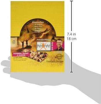 Nutrition Trail Bars Raspberry Peanut and Almond 12 Count 1.43 Ounce