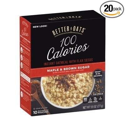 Instant Oatmeal With Flax Seeds (Pack of 20)