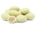 Gourmet White Chocolate Covered Almonds by Its Delish 1 lb (16 Oz) Bag | White Milk Chocolate Coated Almond Nuts Kosher Dairy