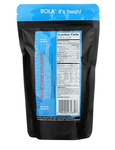 BOLA granola Barely Sweet Low Sugar Almond &amp Pumpkin Seed Granola 12oz - 3 PACK