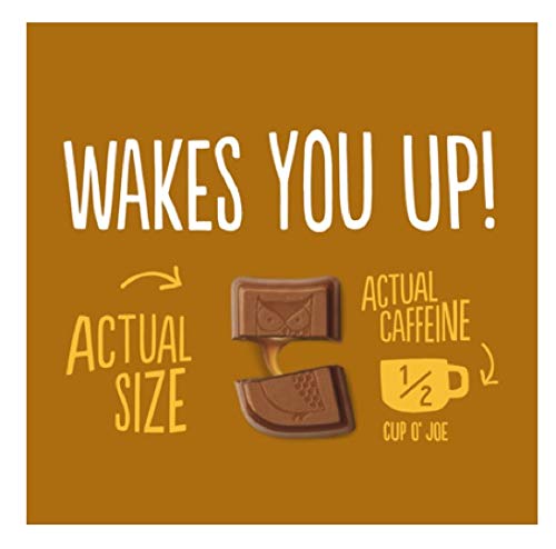 AWAKE Caffeinated Chocolate Bites Caramel Chocolate Energy Snack 1 Bite Equals 1/2 Cup of Coffee 50 Bites