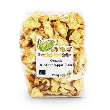 Buy Whole Foods Organic Dried Pineapple Pieces (250g)