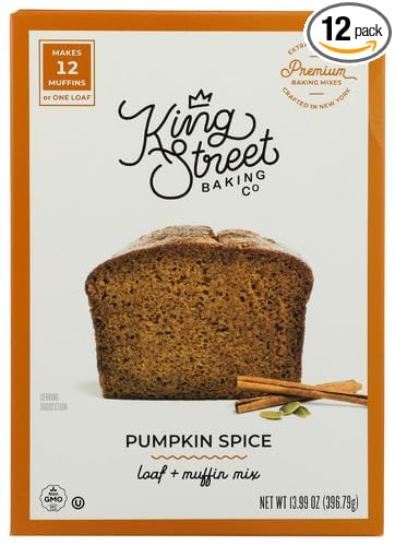 King Street Bak Ingram's Coconut Mix Loaf Muffin Pumpkin 13.99 oz (Pack of 12)