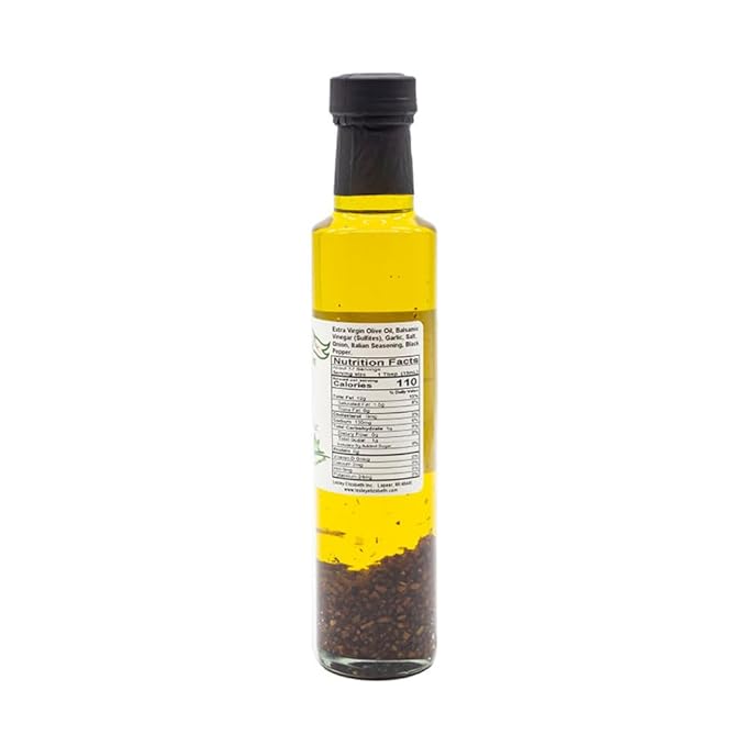 Lesley Elizabeth Extra Virgin Olive Oil with Double Roasted Garlic 8.5 fl oz – Small-Batch Garlic-Infused EVOO for Dipping Drizzling Marinades &amp Everyday Cooking – All-Natural Plant-Based Ingr