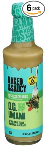 Naked And Saucy Dressing OG Umami 8.5 fl oz (Pack of 6)