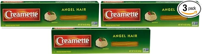 Pack Of 3 Enriched Spaghetti Pasta Angel Hair 16 oz.