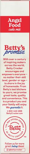 Betty Crocker Angel Food Cake Mix Just Add Water 16 oz