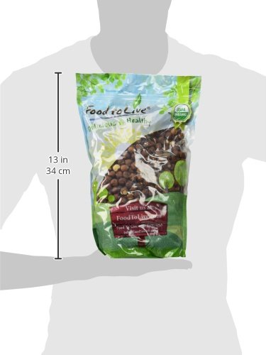 Food to Live Organic Hazelnuts 4 Pounds – Non-GMO Raw Filberts Whole Shelled Unsalted Kosher Vegan Bulk. Crunchy Wholesome Snack. Great for Baking Trail Mixes