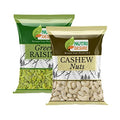 Nutri Desire Afghani Green Kishmish Raisins &amp Cashew Nuts Whole Kaju 500 gms Each Total 1 kg