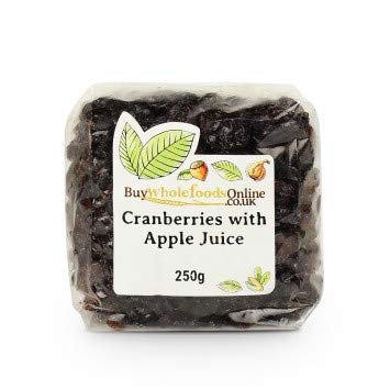 Buy Whole Foods Organic Dried Cranberries Infused with Apple Juice (250g)